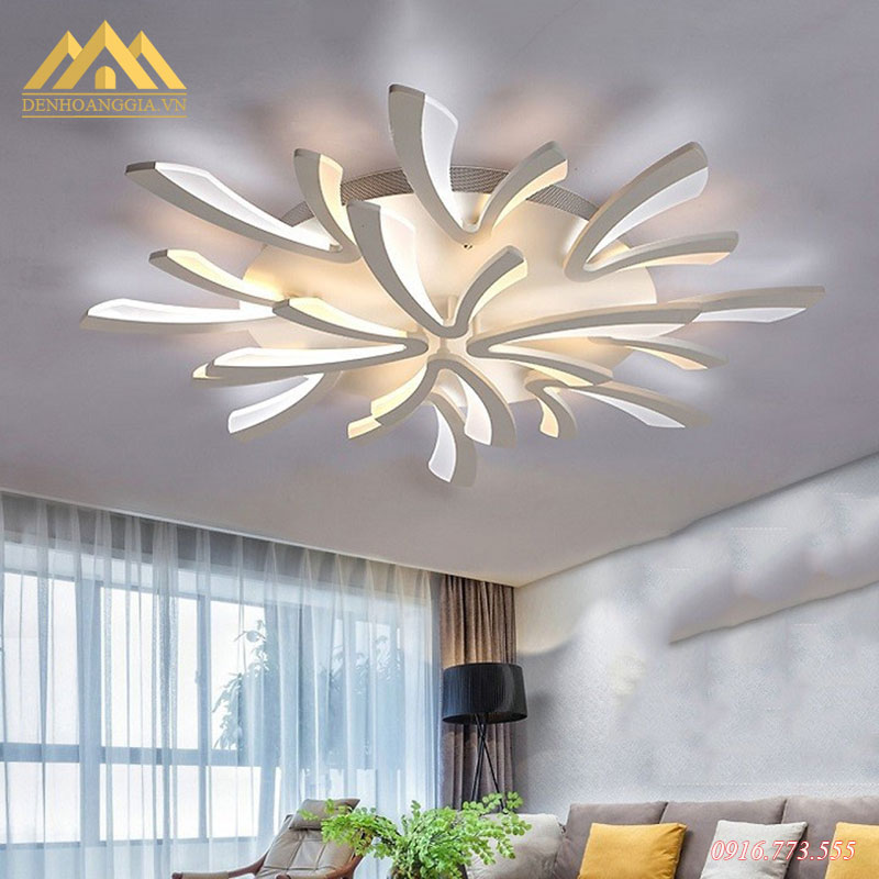 Đèn mâm Led mica 3 màu HGA-TT1