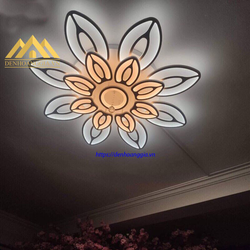 Đèn mâm Led mica 3 màu HGA-TT30