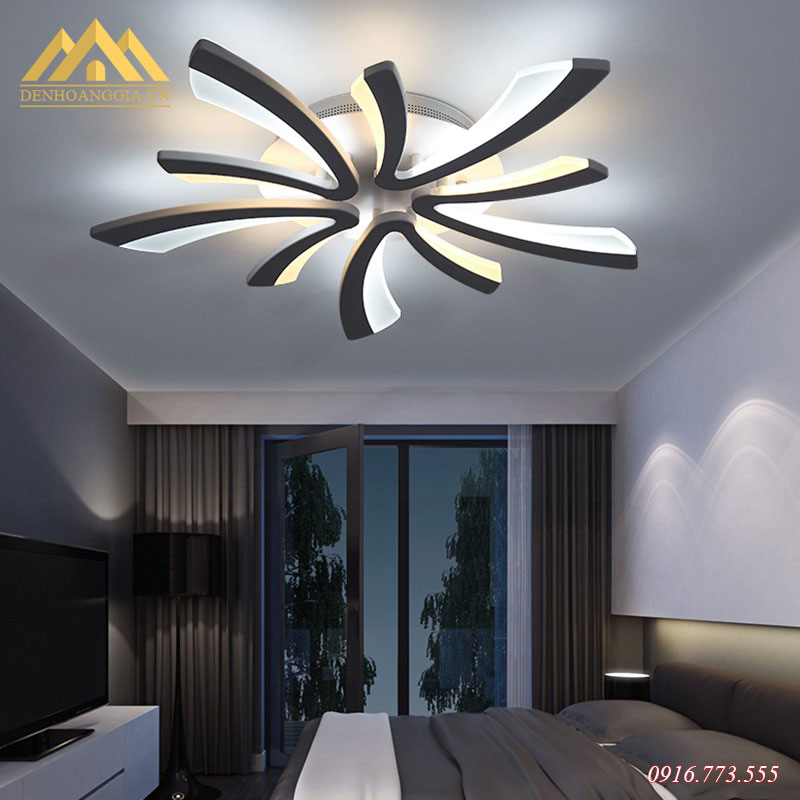 Đèn mâm Led mica 3 màu HGA-V1