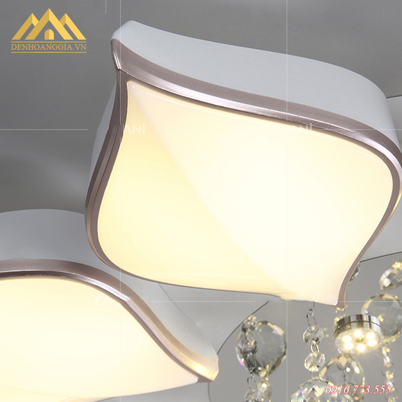 Cánh đèn mâm LED mica DHG-MMC19/8 3 màu