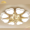Đèn mâm Led mica 3 màu DHG-MMCA3