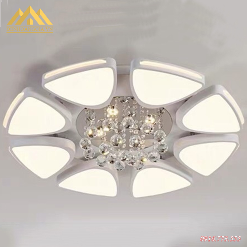 Đèn mâm Led mica 3 màu HGA-A2