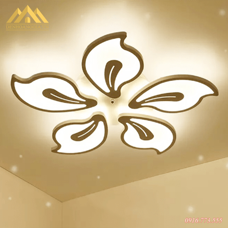 Đèn mâm Led mica 3 màu HGA-V20