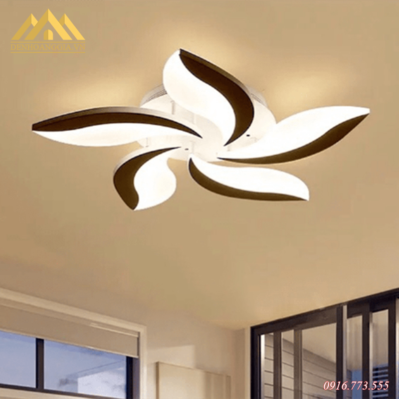 Đèn mâm Led mica 3 màu HGA-V7