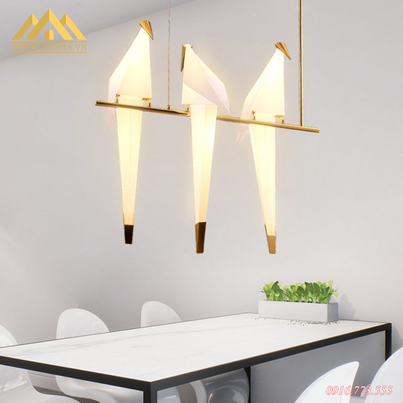 Đèn thả trần 3 con chim Rolux-THĐ014