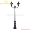Đèn led trụ sân vườn cao 2 bóng Rolux-TSV0028