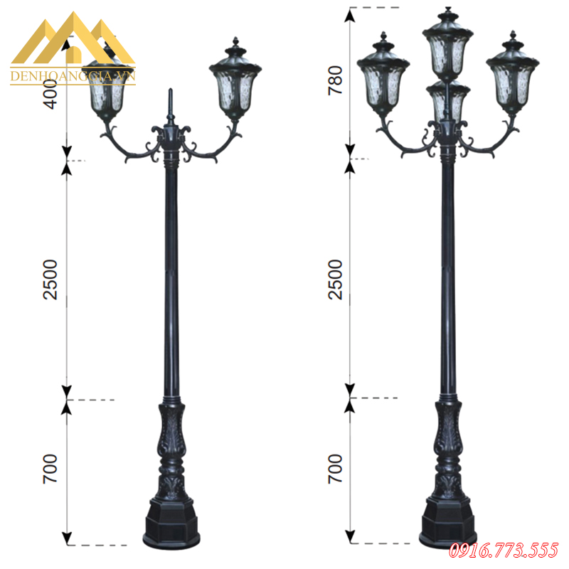 Đèn trụ sân vườn DHG-CSVCD2B0028