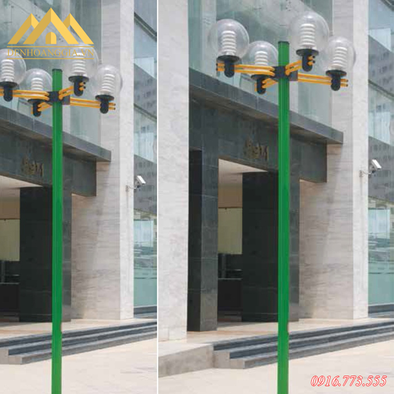 Lắp cột đèn trụ sân vườn Arlequin