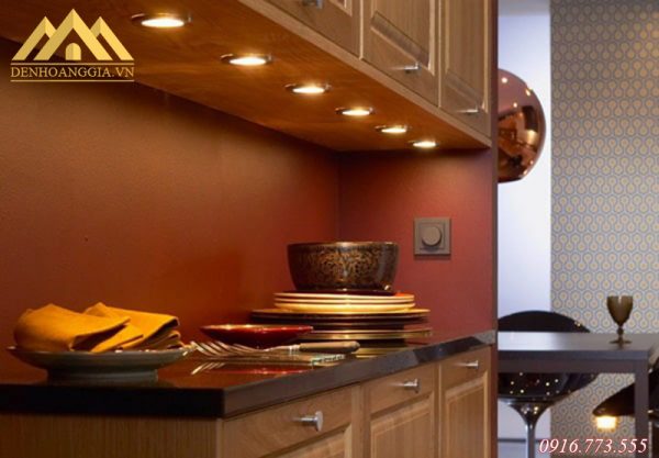 Thiết kế hệ thống đèn led chiếu sáng cho tủ bếp ở KĐT Thanh Hà