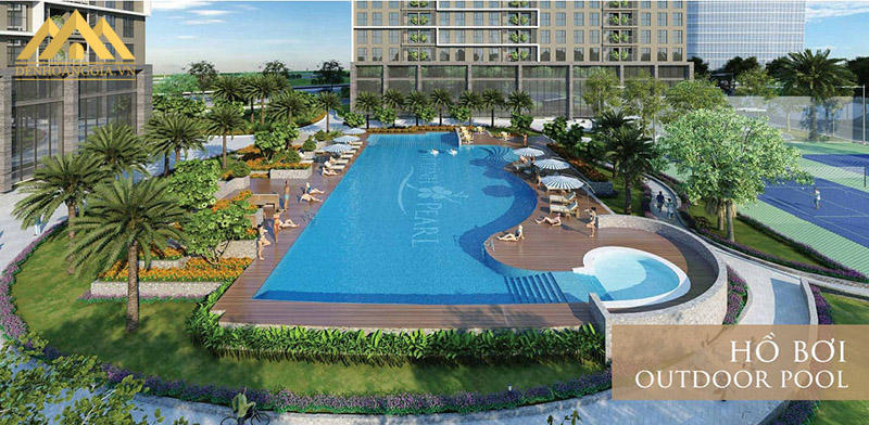 Khu đô thị Roman Plaza Tố Hữu thiết kế bể bơi ở khuôn viên