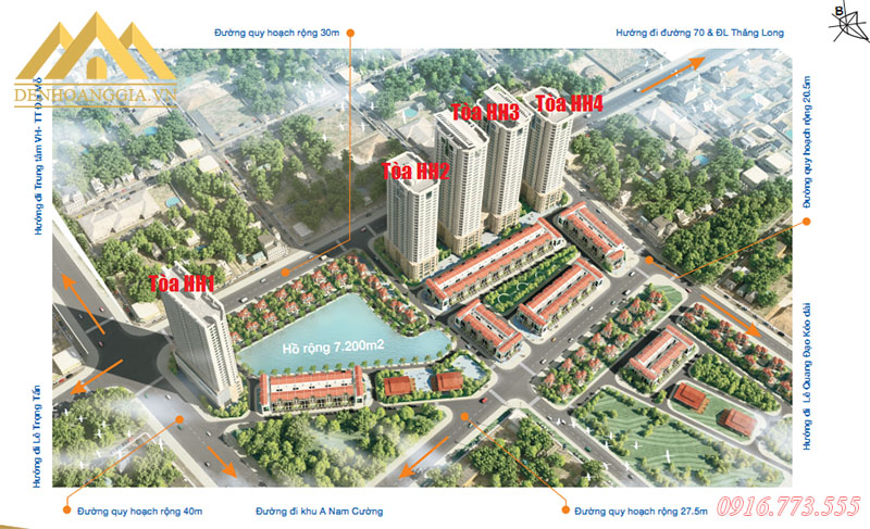 Quy mô dự án KĐT FLC Garden City Đại Mỗ - Nam Từ Liêm
