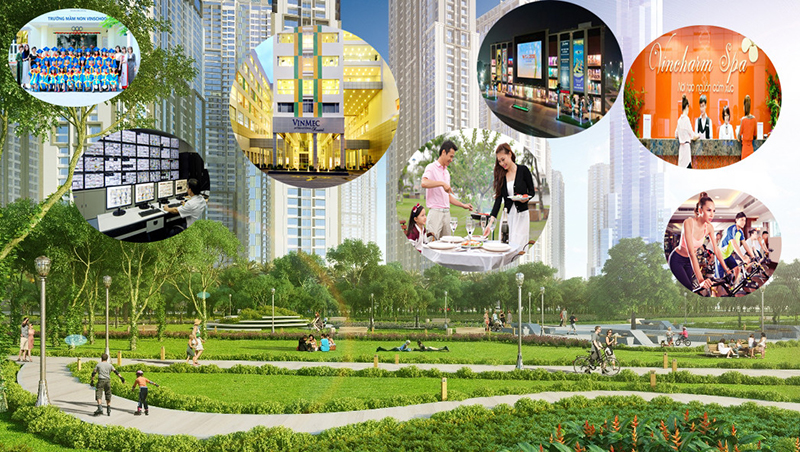 Tiện ích của khu đô thị Vinhomes Green Bay Mễ Trì Tiện ích của khu đô thị Vinhomes Green Bay Mễ Trì