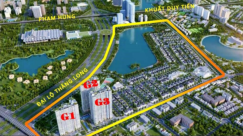 Quy mô của dự án khu đô thị Vinhomes Green Bay Mễ Trì Quy mô của dự án khu đô thị Vinhomes Green Bay Mễ Trì