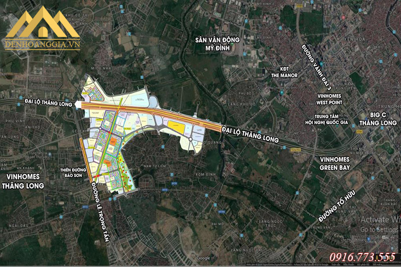 Vị trí của dự án Vinhomes Smart City Tây Mỗ - Đại Mỗ