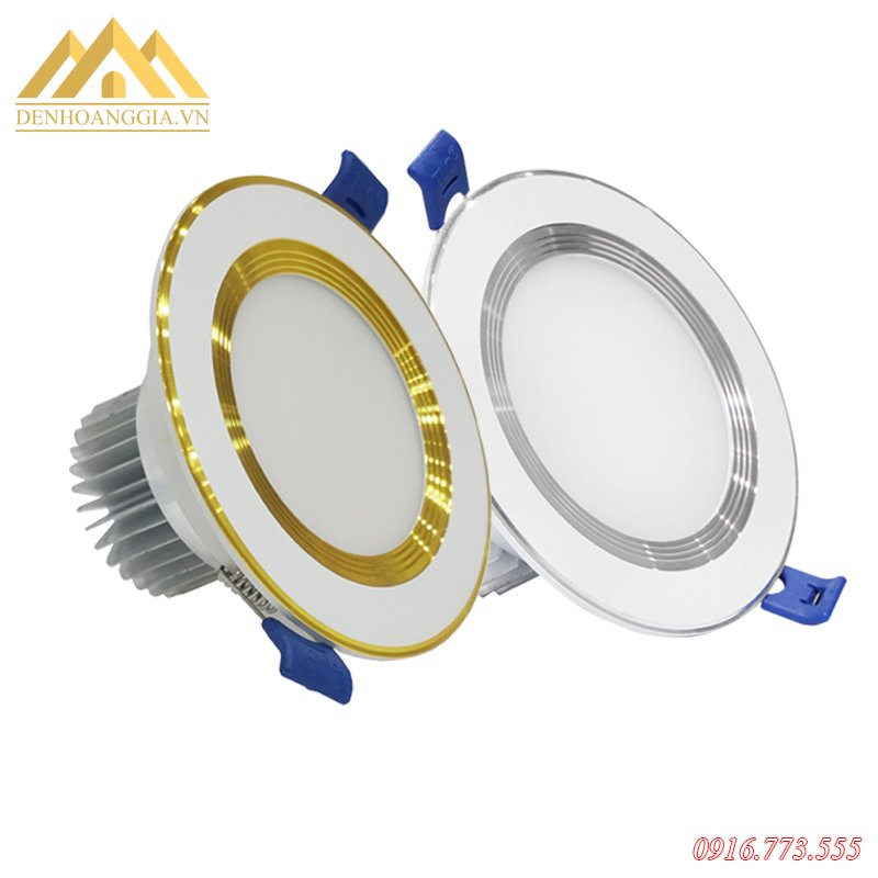 Đèn led âm trần đế dày