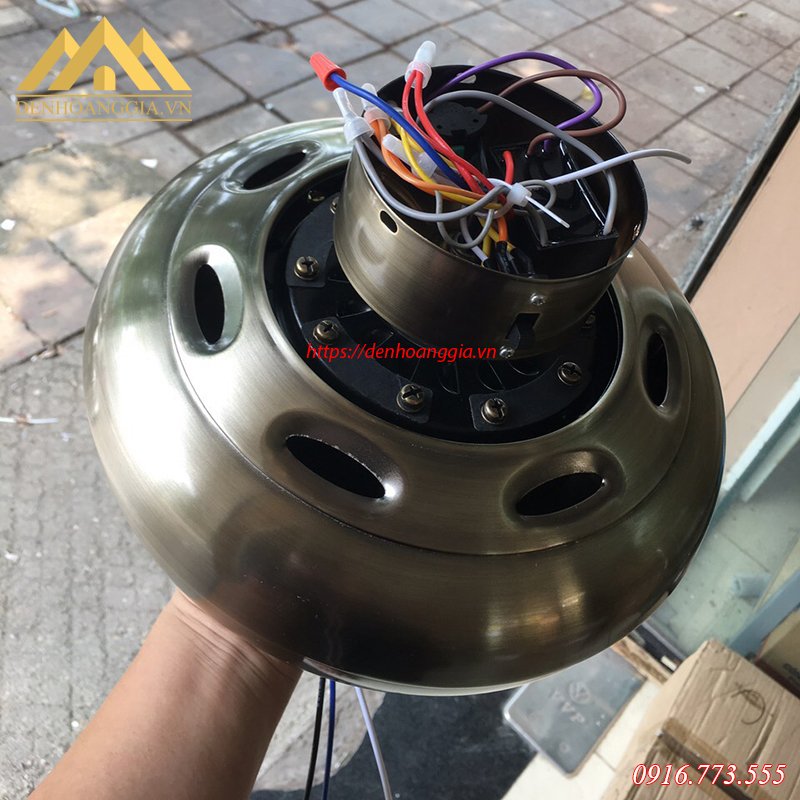 Bầu của quạt trần đèn DHG-QTD104