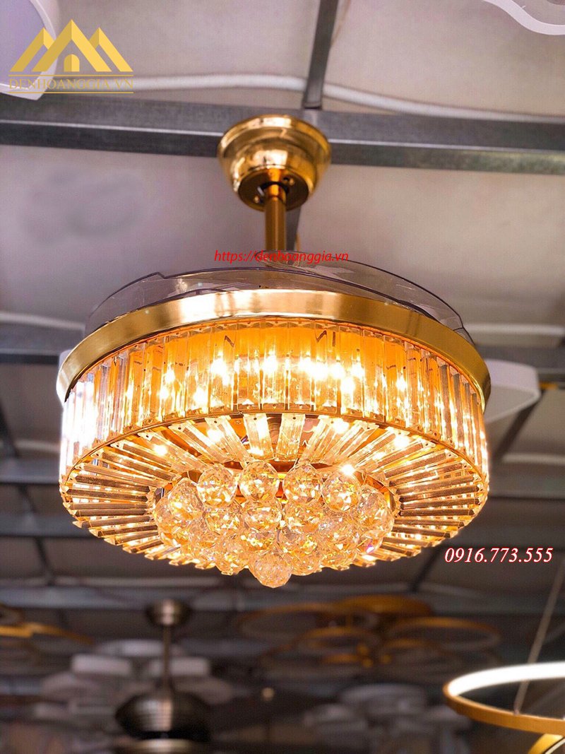 Quạt trần đèn trang trí DHG-QTD9010 