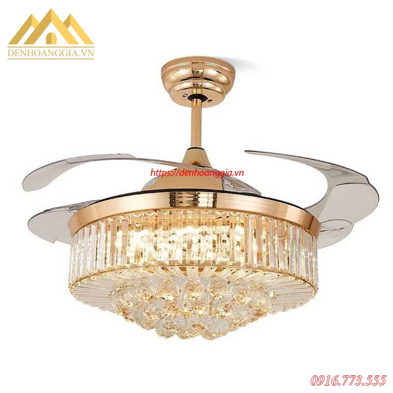 Quạt đèn trần trang trí DHG-QTD9010