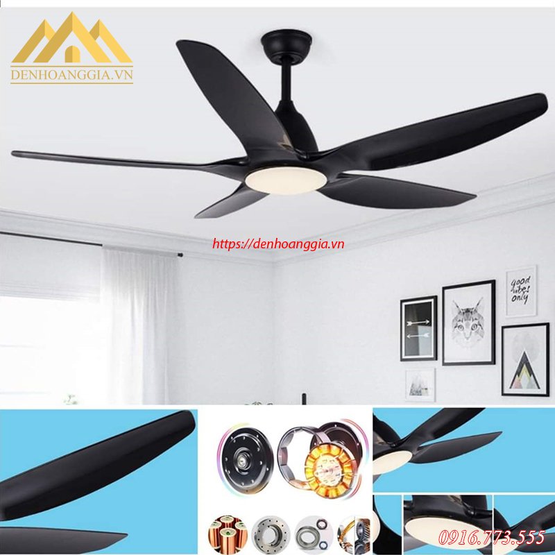 Cấu tạo của quạt đèn trần DHG-QTD810-D Cấu tạo của quạt đèn trần DHG-QTD810-D