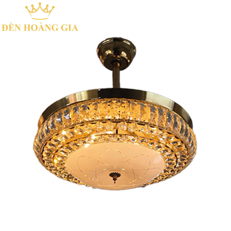 Quạt trần đèn ROLUX-QTD-9008