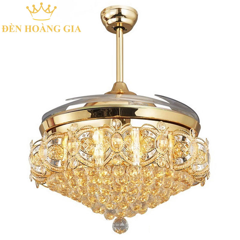 Quạt trần đèn ROLUX-QTD-9009