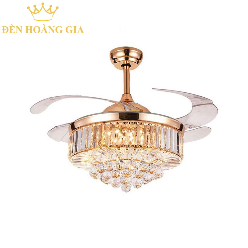 Quạt trần đèn ROLUX-QTD-9010