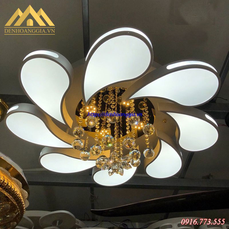 Đèn mâm Led mica 3 màu HGA-A7