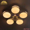 Đèn mâm Led mica 3 màu DHG-MMC30/5