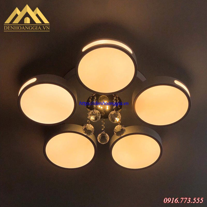 Đèn mâm Led mica 3 màu HGA-B4