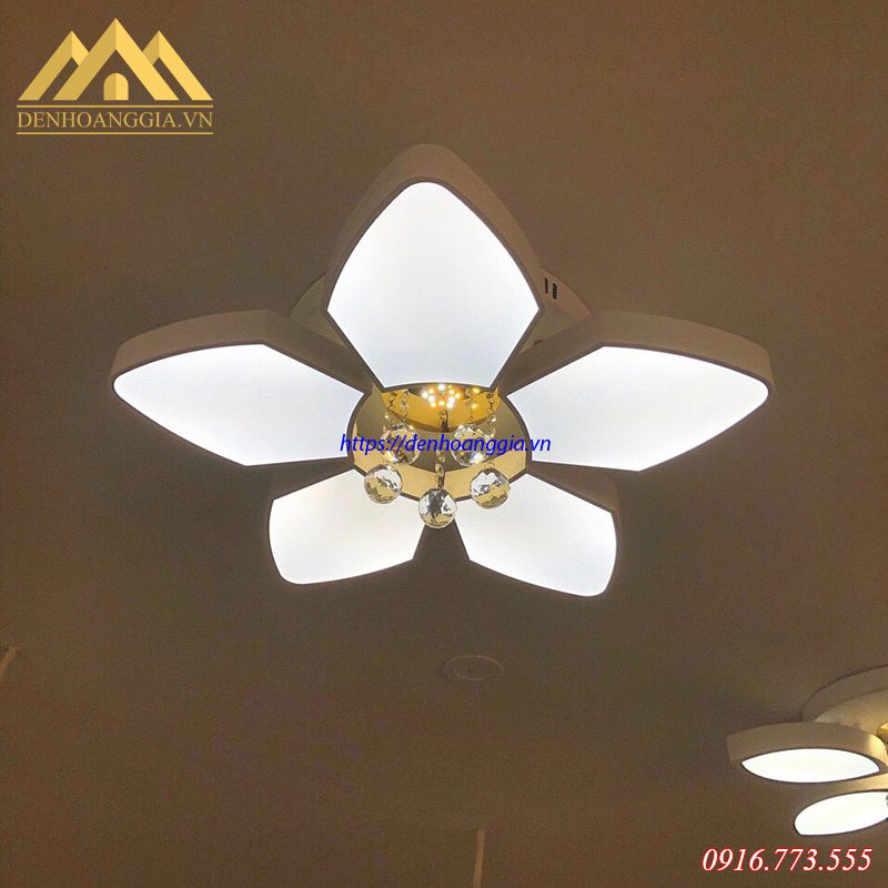 Đèn mâm Led mica 3 màu HGA-B5