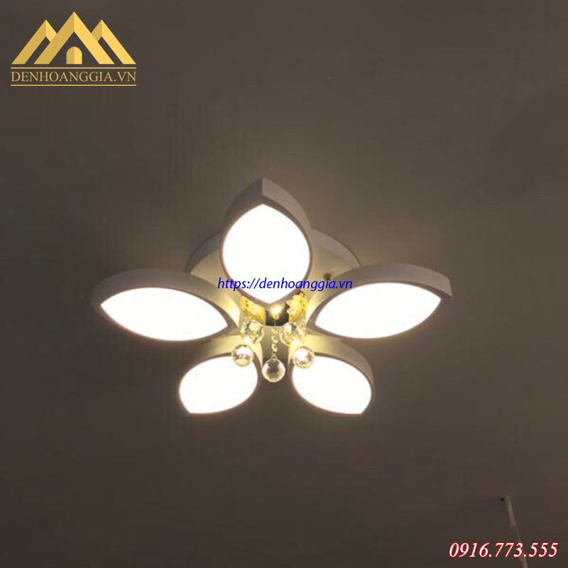 Đèn mâm Led mica 3 màu HGA-B6