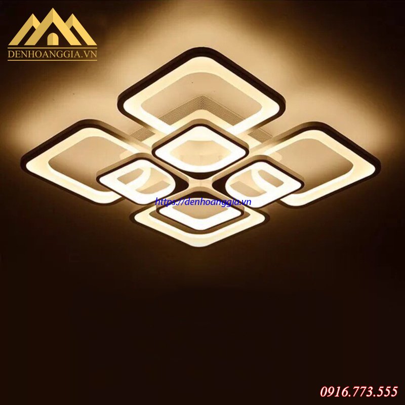 Đèn mâm Led mica 3 màu ROLUX-TT19