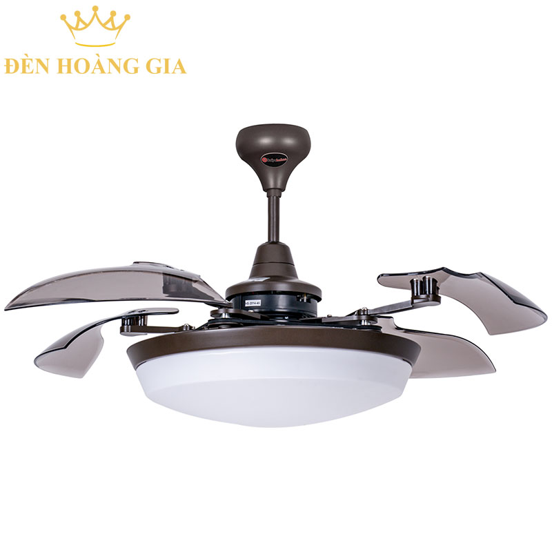 Quạt trần đèn trang trí Kaiyo TOYA-214-ORB