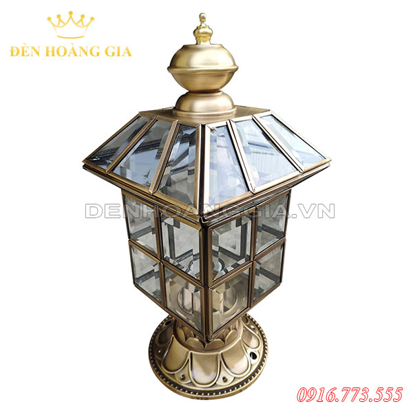 Đèn trụ cổng bằng đồng HGA-TCD07