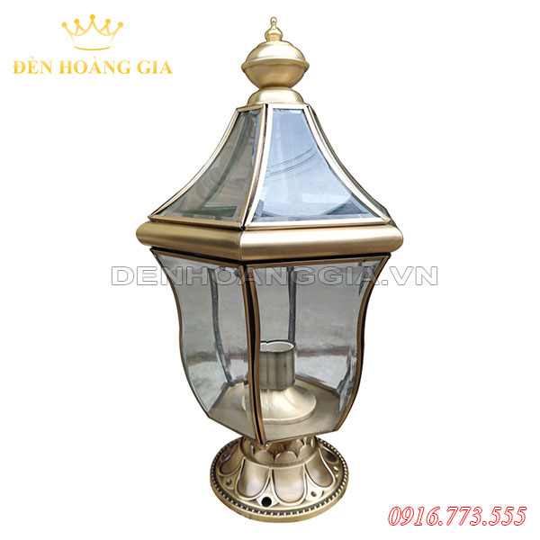 Đèn trụ cổng bằng đồng HGA-TCD09