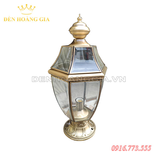 Đèn trụ cổng bằng đồng HGA-TCD10