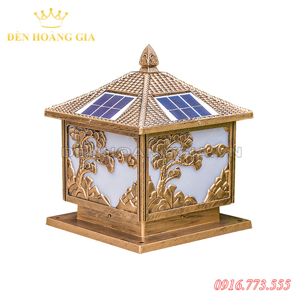 Đèn trụ cổng năng lượng mặt trời ROLUX-TCNL11 (Nhôm)