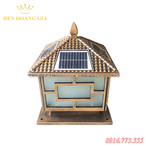 Đèn trụ cổng năng lượng mặt trời ROLUX-TCNL10 (Nhôm)