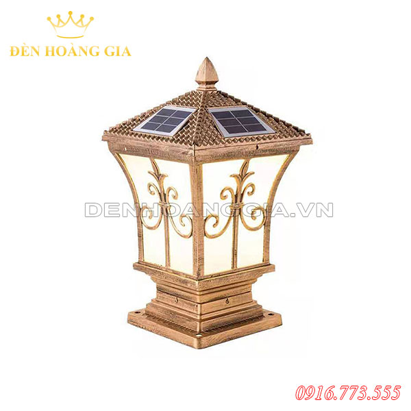 Đèn trụ cổng năng lượng mặt trời HGA-TCNL13 (Nhôm)