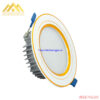 Đèn led âm trần khối đúc TOS Viền Vàng 7w 9w 12w - Đổi màu