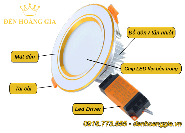 Top 99+ Đèn led âm trần downlight bền đẹp, giá tốt