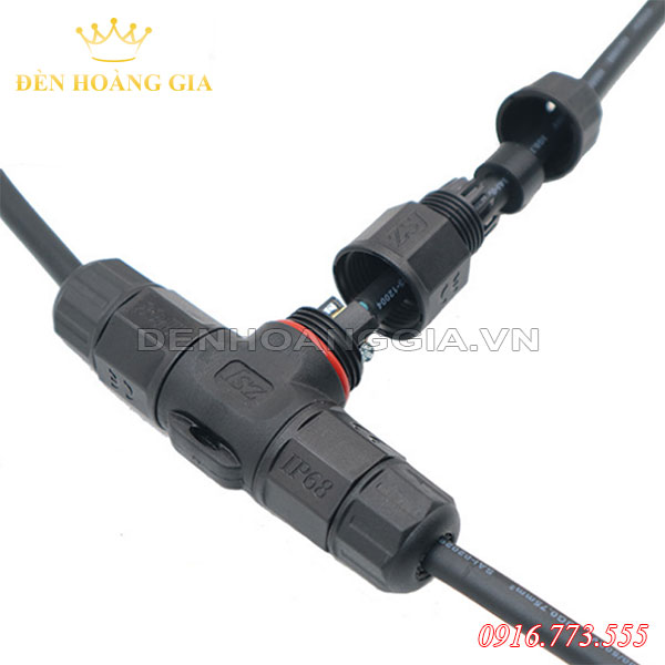Cút nối  chữ T cho đèn âm nước - đèn sân vườn IP68 - Loại lớn