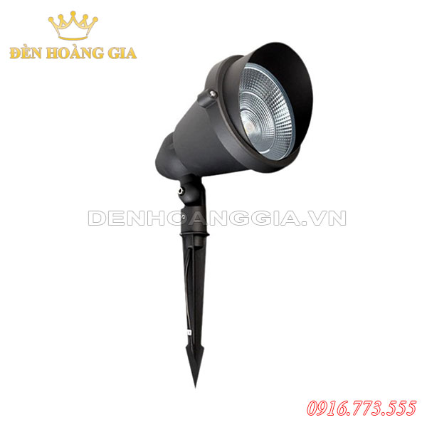 Đèn led cắm cỏ có mũ to