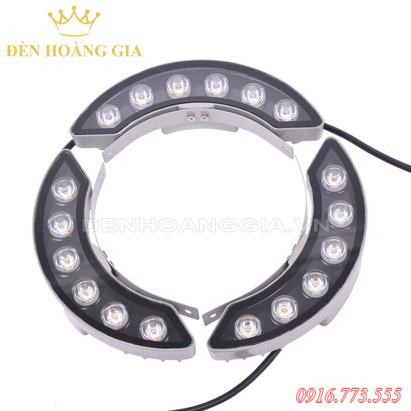 Đèn led chiếu cây bán nguyệt 6w