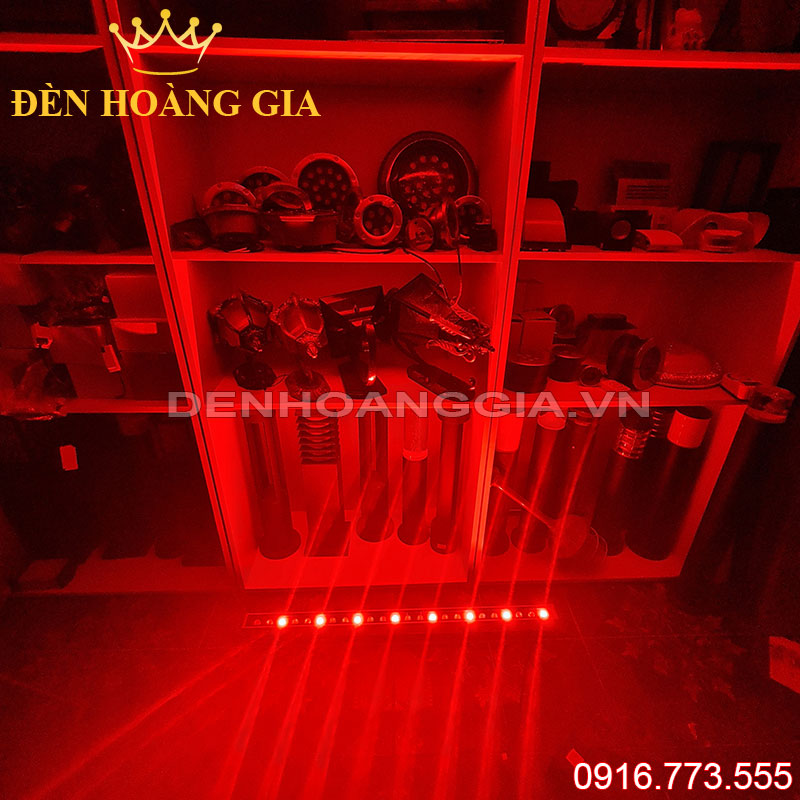 Đèn led thanh chiếu hắt ngoài trời 1m ánh sáng đỏ - loại đổi màu RGB