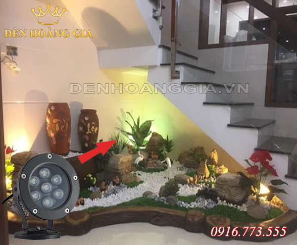đèn chiếu sáng hòn non bộ