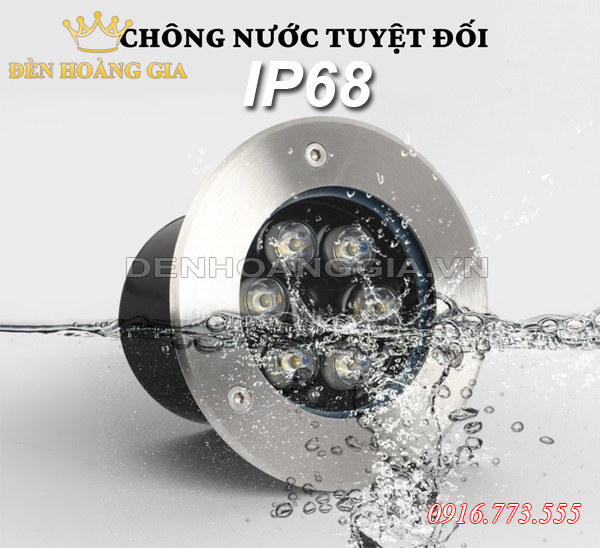 Đèn âm nước chống nước tuyệt đối IP68