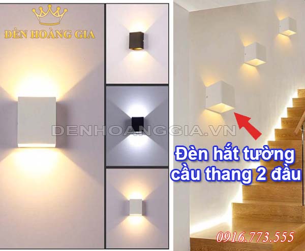 đèn hắt tường cầu thang