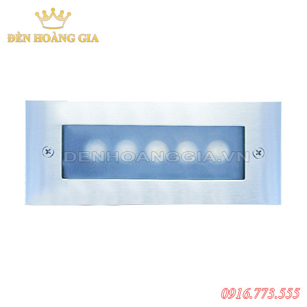 Đèn led chân cầu thang 5w HGA-ACT23 (Mặt Inox - Ngoài trời)