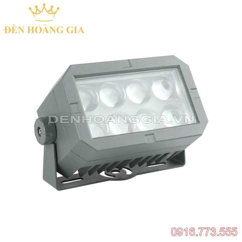 Đèn led rọi cột vuông 18w xám xanh